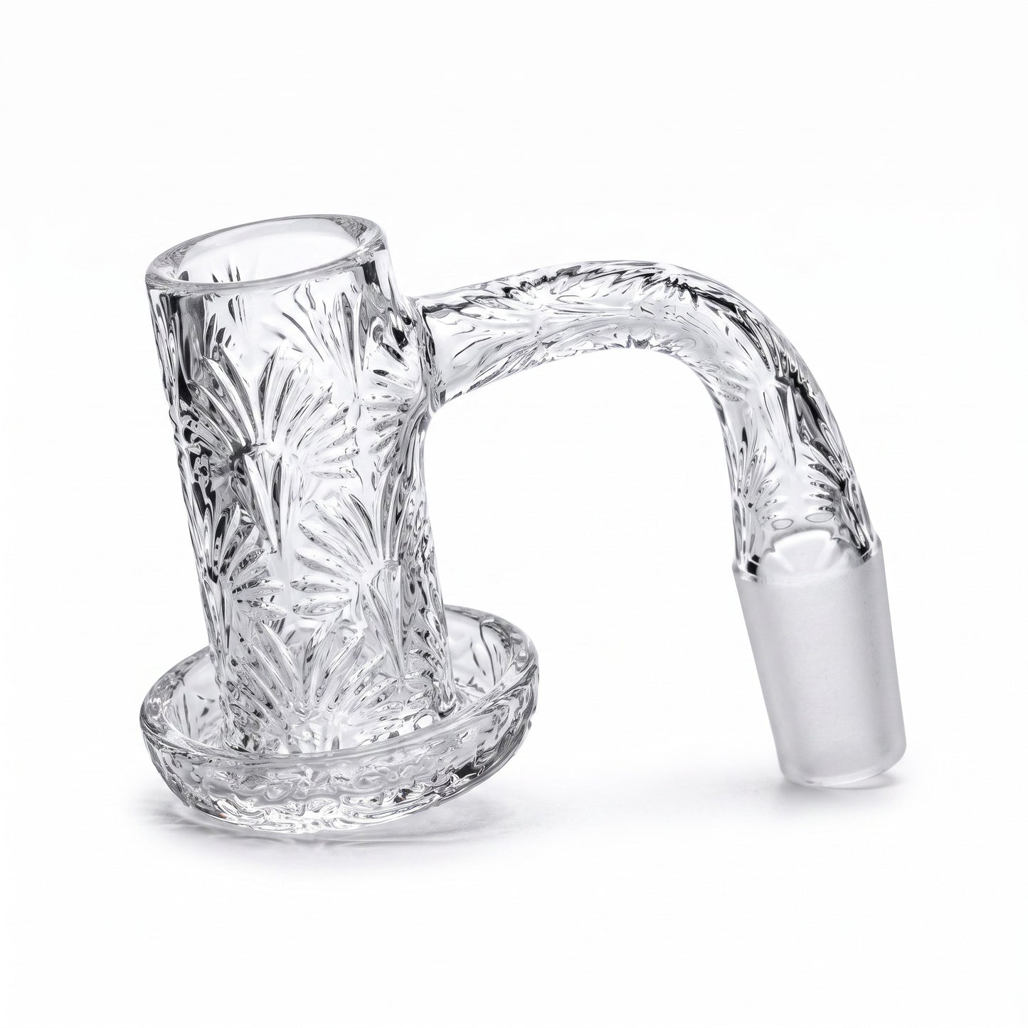 QB2 - Fully Engraved 14mm Male 90 Degree Quartz Banger 5ct
