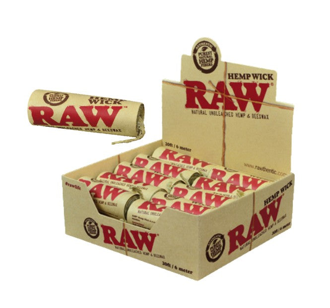 Raw Hemp Wick (20ft) 20 CT