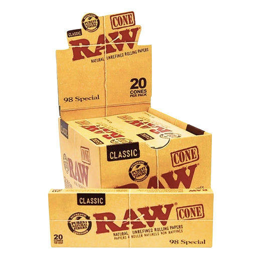 Raw Classic Cones 98 Special 20 Pack 12 CT