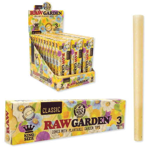 Raw Garden Cones King Size 3 Pack 30 CT