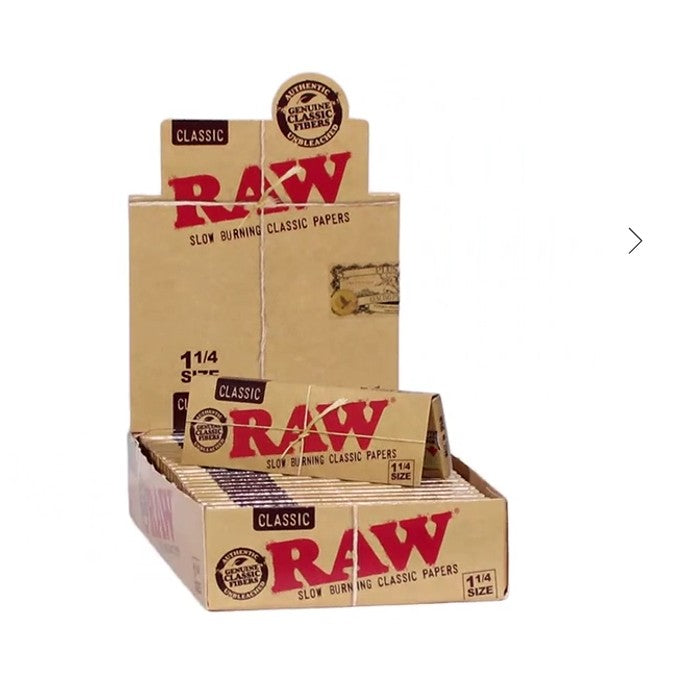 Raw Classic Papers 1 1/4" Size 24 CT