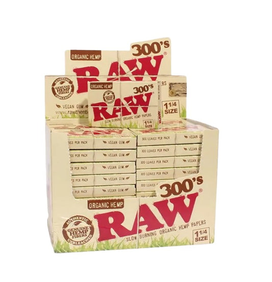 Raw Organic Papers 1 1/4" Size 300's 40 CT