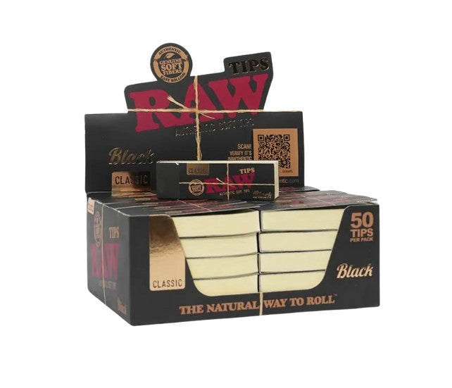 Raw Black Tips Original 50 CT