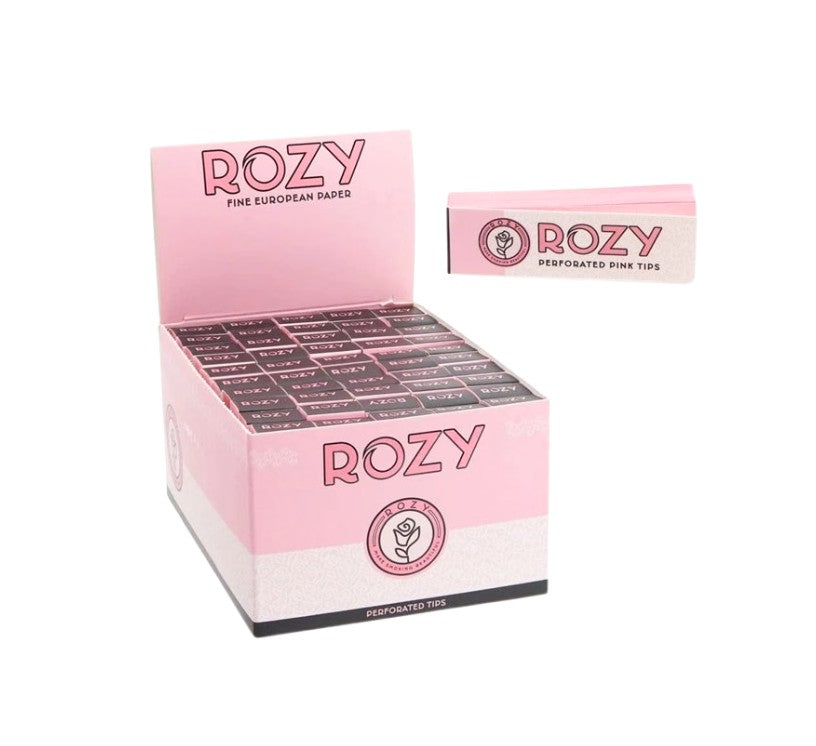 Rozy Pink Perforated Filter Tips 50 CT