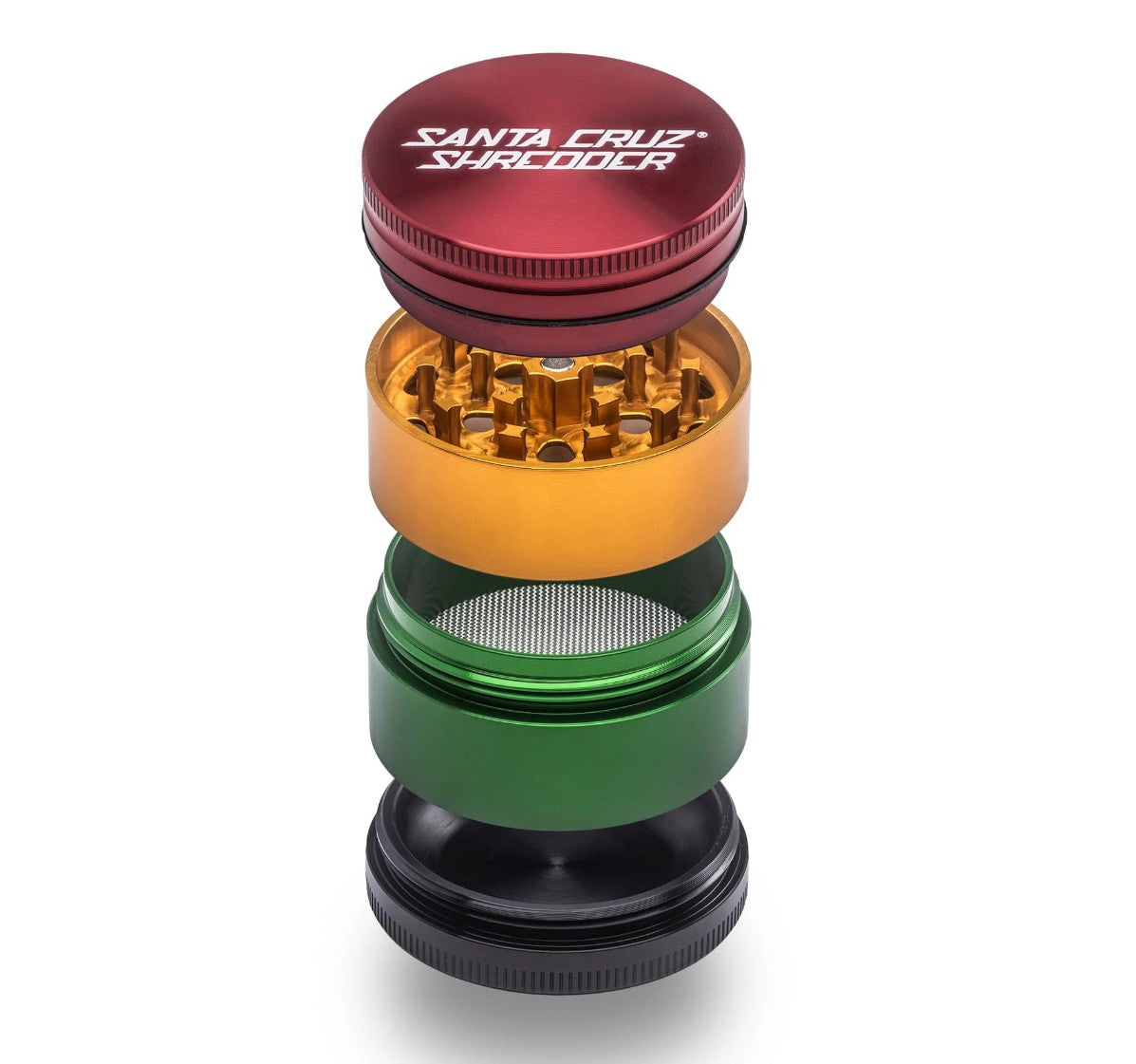 Santa Cruz Shredder Aluminum 4 Piece Grinder - Medium