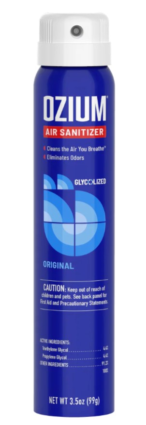 OZIUM Air Sanitizer New Car 3.5oz 4ct