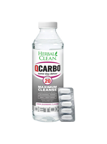QCarbo 20oz Clear Maximum Cleanse