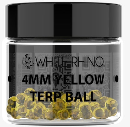 White Rhino 4MM Terp Balls - 50ct Jar