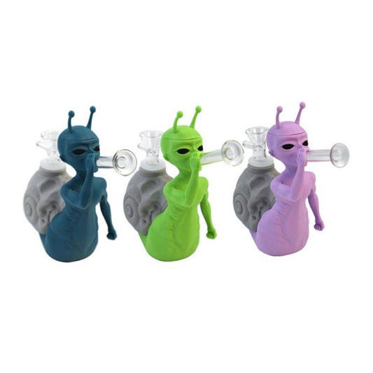 SWP39 Snail Alien Silicone Waterpipe