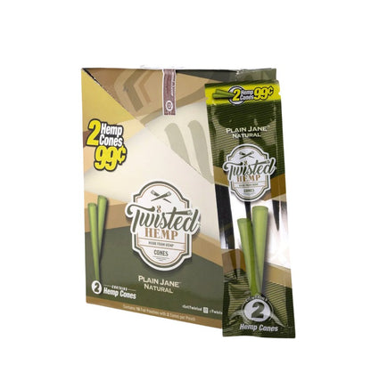 Twisted Hemp Cones 2 Pack 10 CT