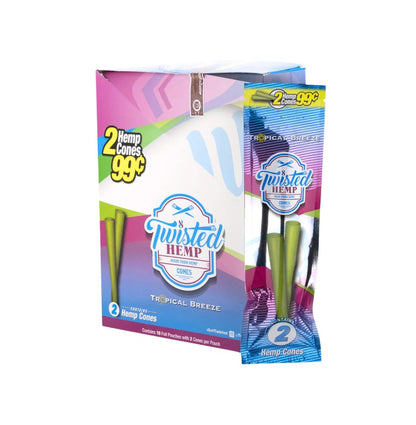 Twisted Hemp Cones 2 Pack 10 CT