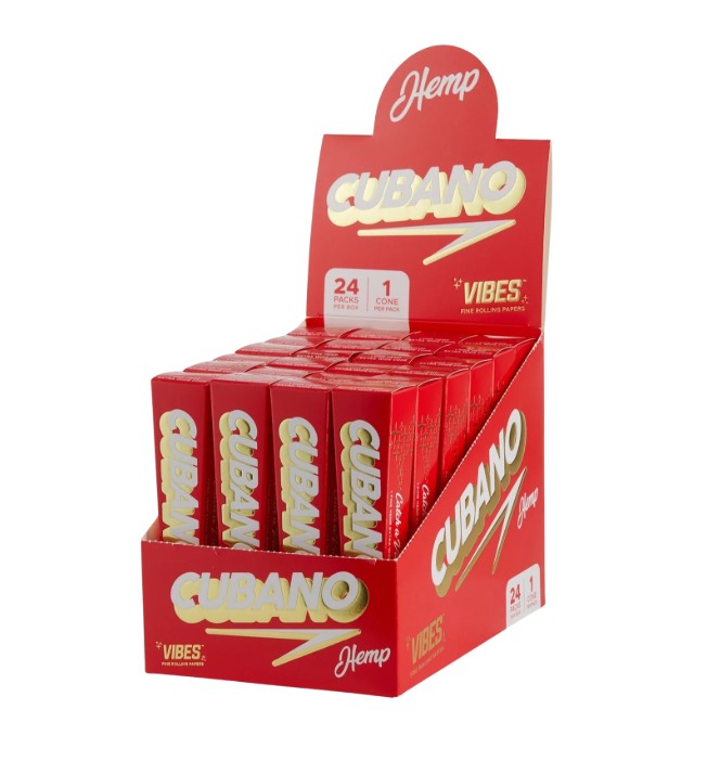Vibes Cones Cubano 1 Pack 24 CT