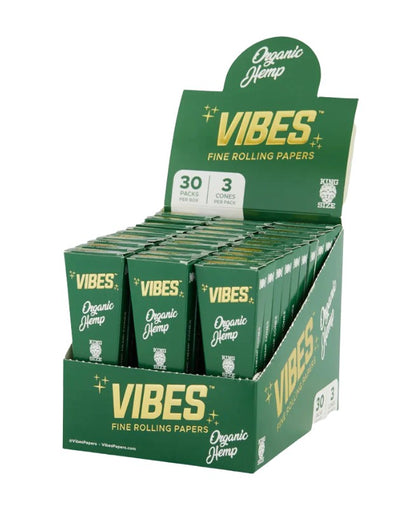 Vibes Cones King Size 3 Pack 30 CT