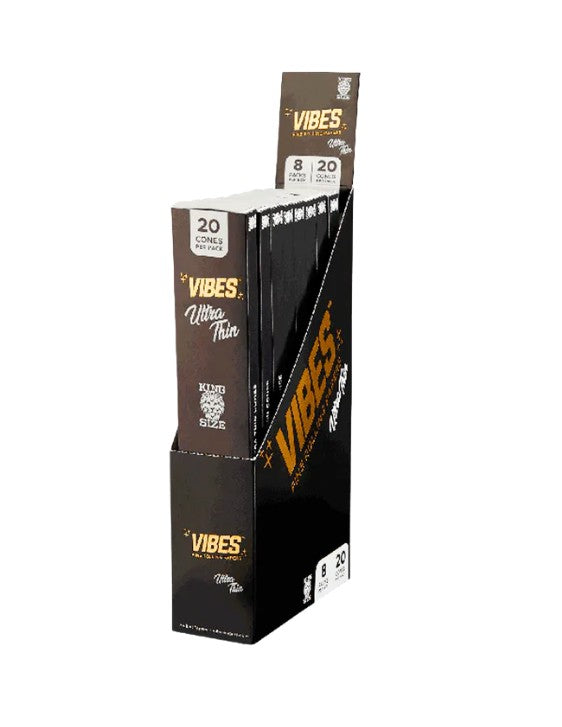 Vibes Cones King Size 20 Pack 8 CT