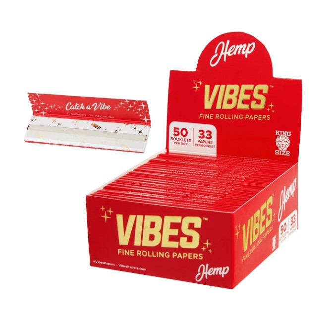Vibes Papers King Size Slim 50 CT