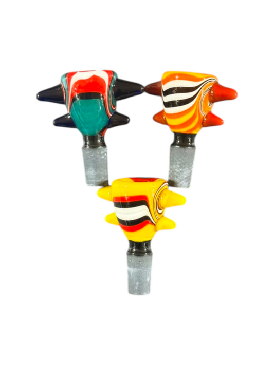 BL1 14mm Wigwag Colored Bowl 5ct
