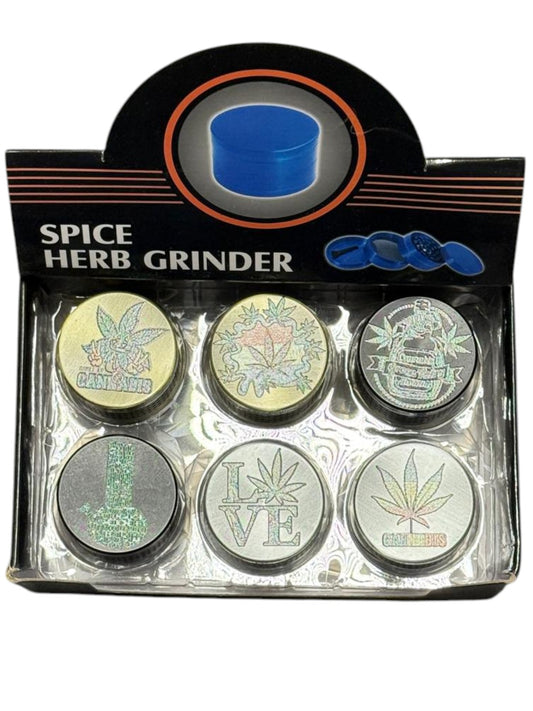 JZG0001-2 BLACK LEAF GRINDERS 40MM 12CT