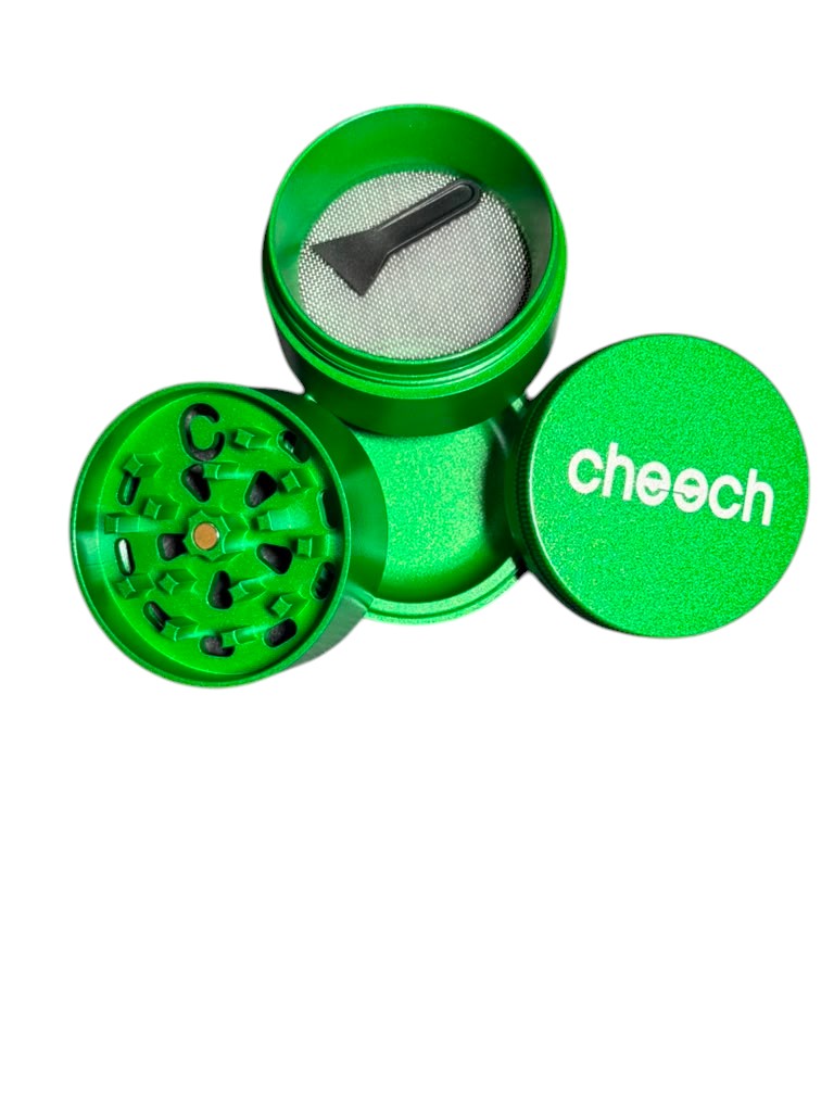 Cheech Non Stick Grinder w/ Pouch 63mm