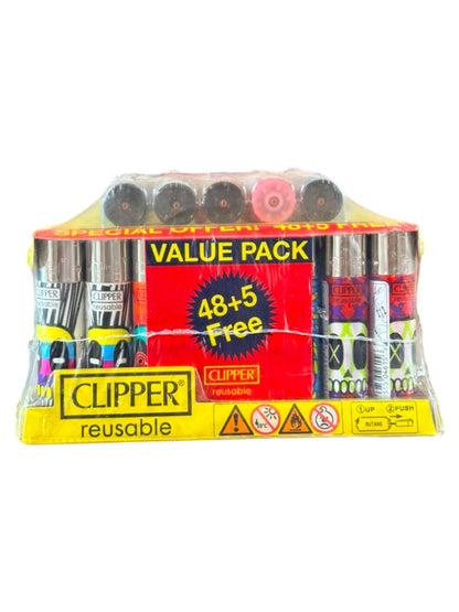 Clipper Classic Large Printed Reusable 48+5 Value Pack