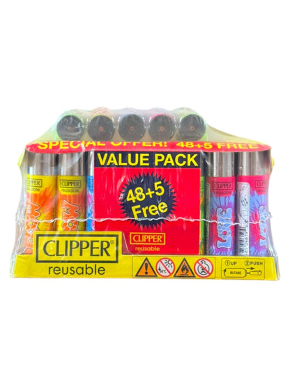 Clipper Classic Large Printed Reusable 48+5 Value Pack
