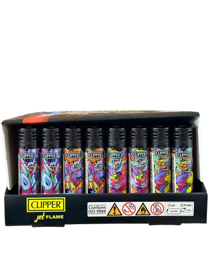 Clipper Classic Large Lighters Printed - Jet Flame