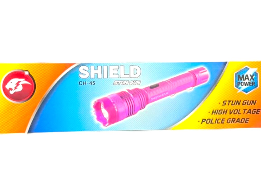 CH-45 DEFENDER CHEETAH FLASHLIGHT STUN GUN