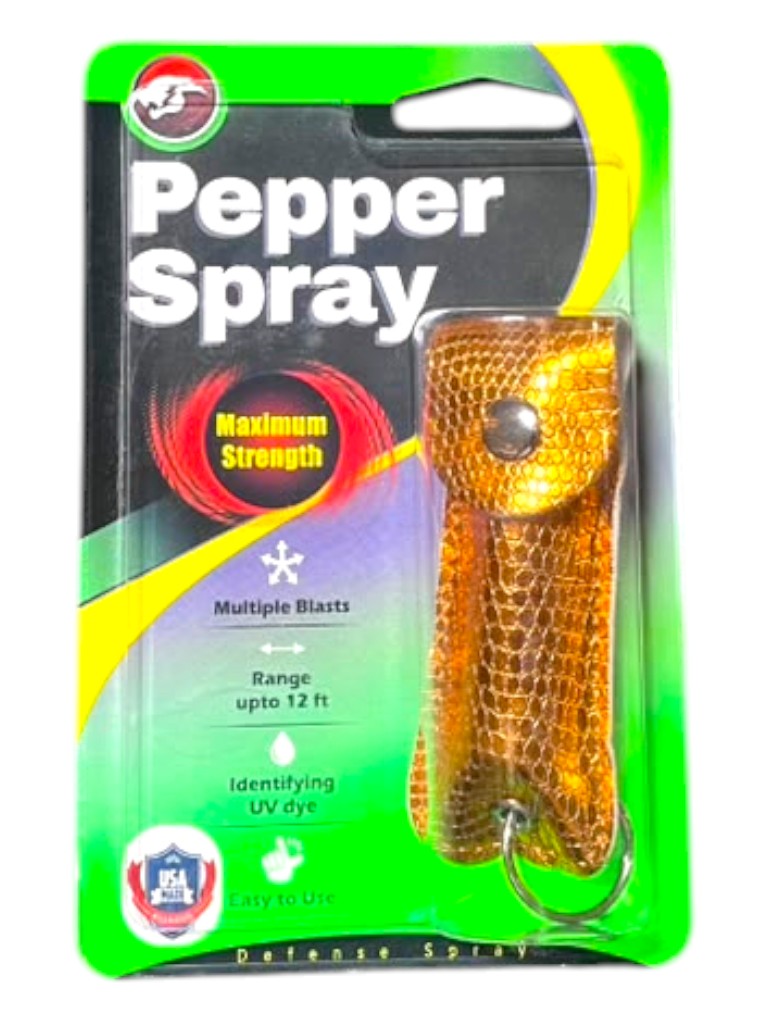 Cheetah Pepper Spray w/ Keychain
