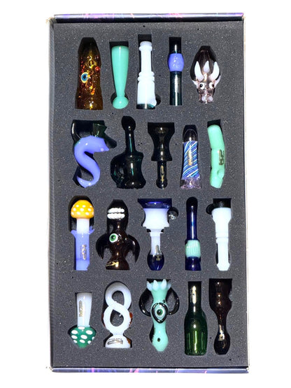 KP Limited Ed. Custom Design Chillums 20pk Display