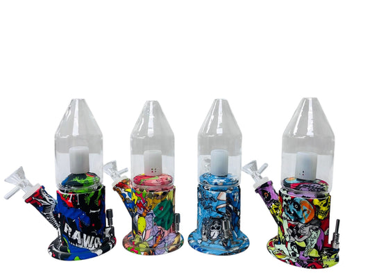 SWP21 Silicone Rig w/ Glass Top