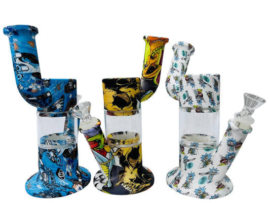 SWP18 Silicone Waterpipe w/ Glass
