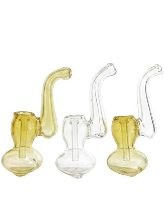 BUB5 4.5" Mini Silver Fumed Bubbler 5ct