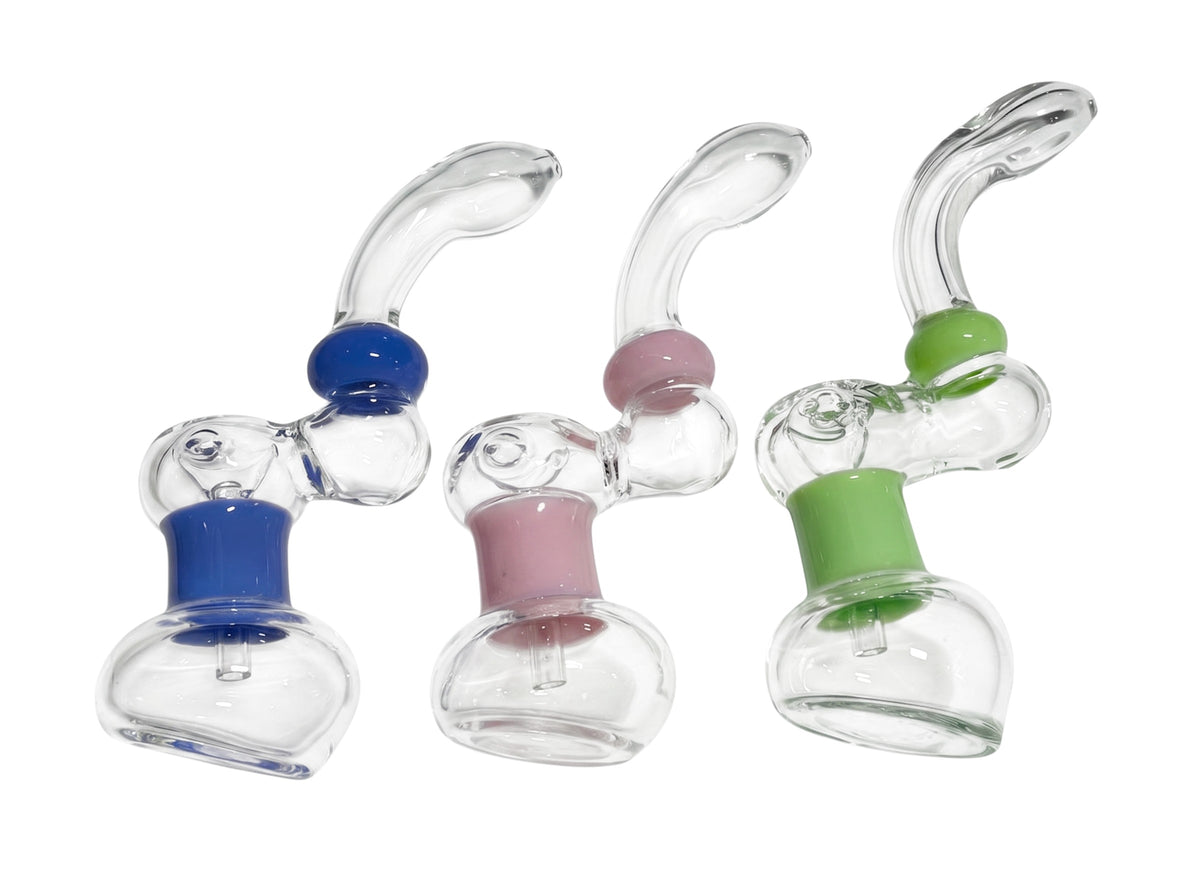 BUB10 7" Solid Colored Donut Bubbler 5ct