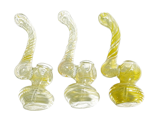 BUB14 5" Fumed Color Twisting Line Bubbler 5ct