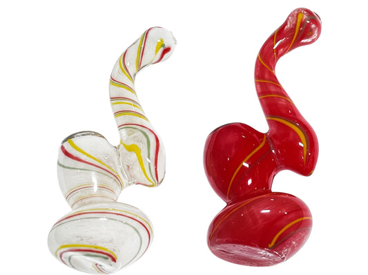 BUB17 6" Rasta Frit Bubbler 5ct