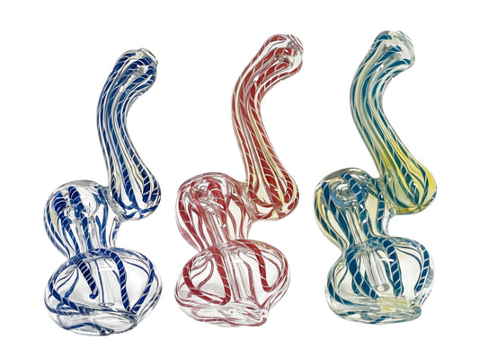 BUB25 4.5" Swirl Bubbler 5ct