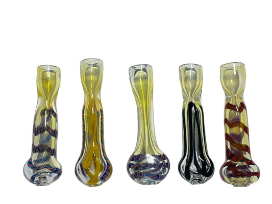 CH2 3" Fumed Swirly Chillum 5ct