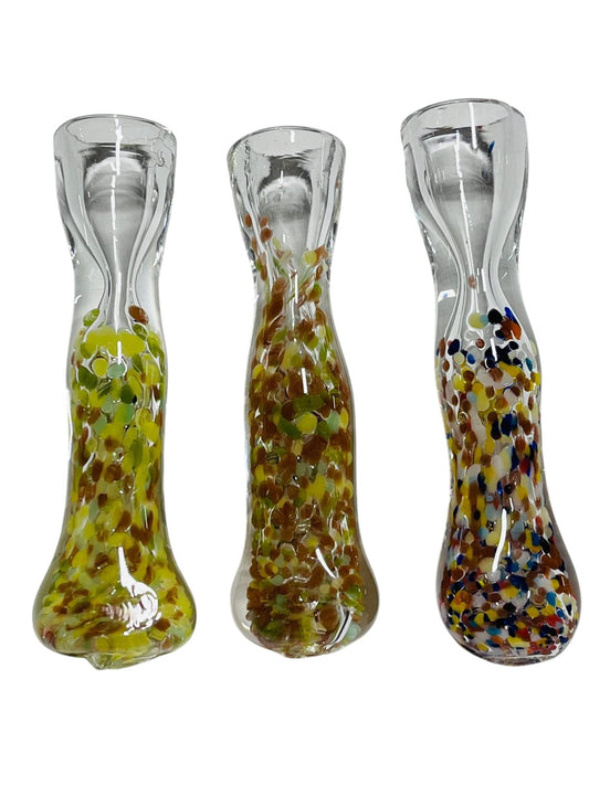 CH7 3" Color Frit Chillum 5ct