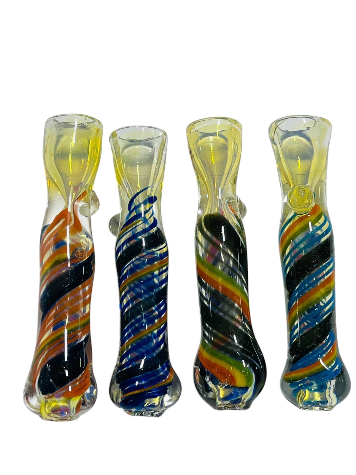 CH11 3" Rasta Twisting Chillum 5ct