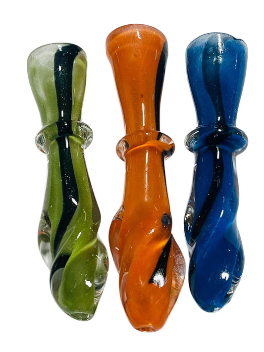 CH12 3" Solid Dicro Frit Chillum 5ct