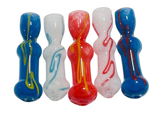 CH13 3" Frit Ball Chillum 5ct