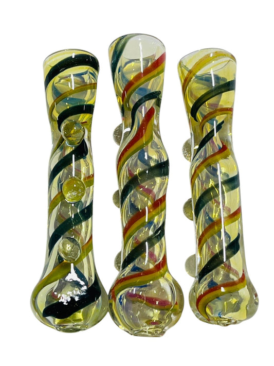 CH16 3" Spiral Fumed Chillum 5ct