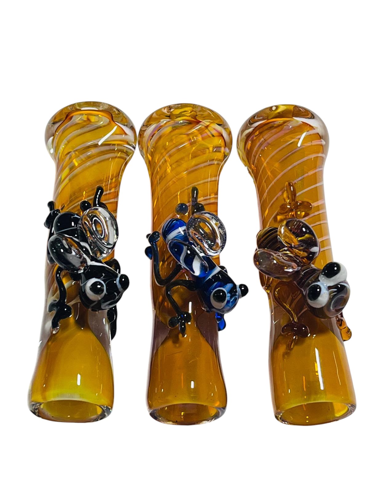 CH30 3.5" Fumed w/ Bee Chillum 5ct