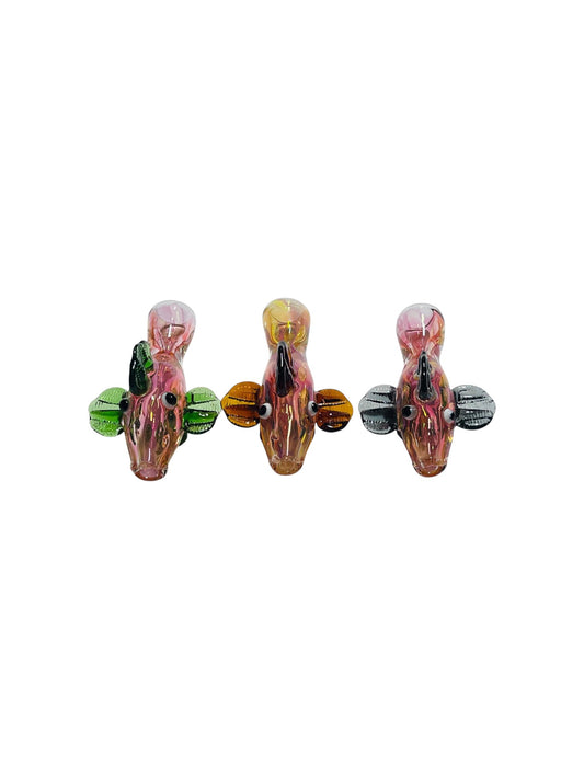 CH27 3" Fumed Goldfish Chillum 5ct
