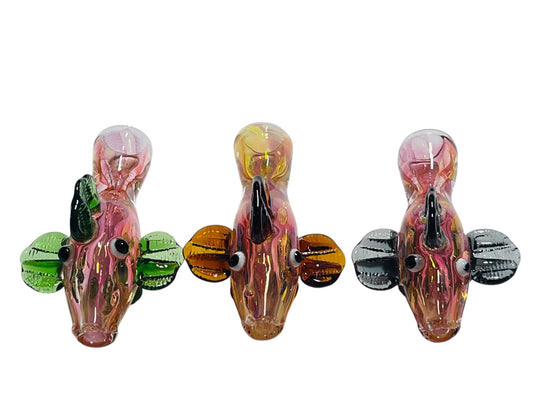 CH27 3" Fumed Goldfish Chillum 5ct