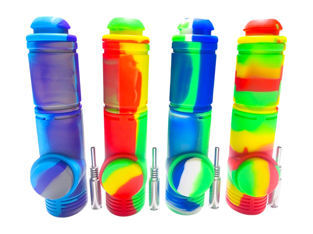 SNC10 Large Silicone Nectar Collector w/ Jar 5ct