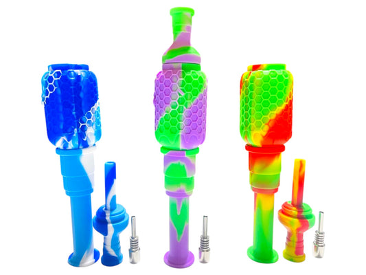 SNC13 Large Bee Silicone Nectar Collector 5ct