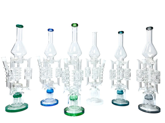 RC15 21" Circle Factory Bottle Recycler Assorted Colors