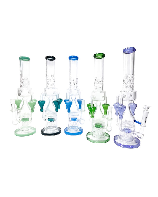 RC18 18" Triple Funnel Recycler Assorted Colors