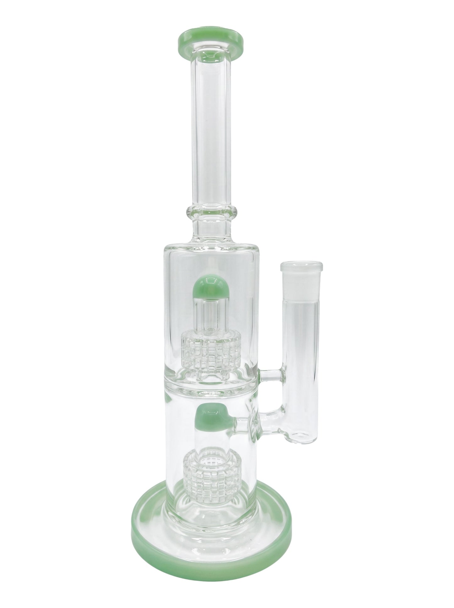 RG77 14" Double Matrix Perc Waterpipe Assorted Colors