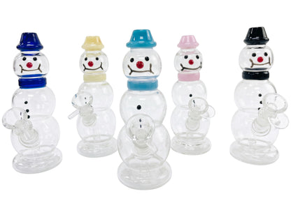 RG70 6" Snowman Waterpipe Assorted Colors